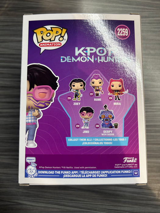 Funko POP! Animation: K-Pop Demon Hunters - Jinu with Patterns (CHASE)(Damaged Box)[B] #2259