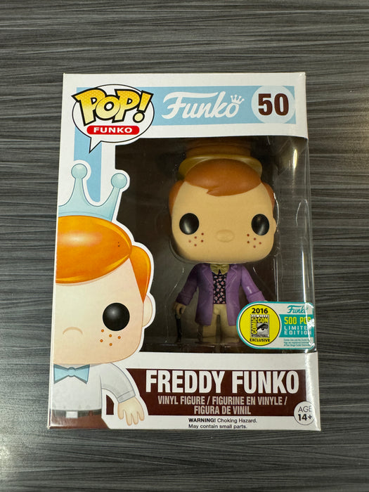 Funko POP! Freddy Funko [Willy Wonka](2016 SDCC/500 PCS)(Damaged Box) [B] #50