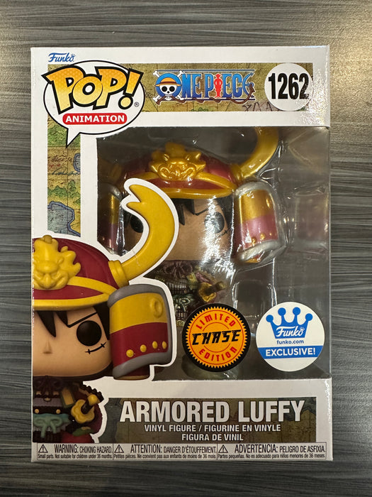 Funko POP! Animation: One Piece - Armored Luffy [Metallic] (CHASE)(Funko)(Damaged Box)[A] #1262