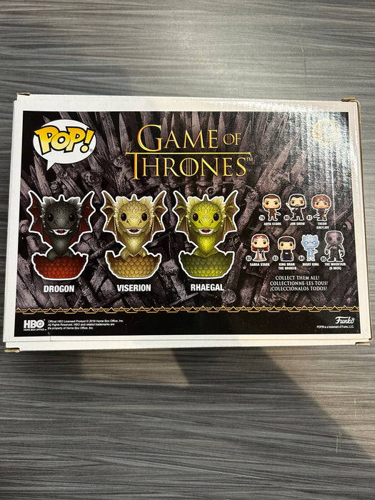 Funko POP! Game of Thrones: Drogon, Viserion, & Rhaegal (2020 Spring Convention)(Damaged Box)[3-Pack]