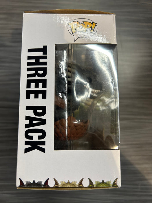 Funko POP! Game of Thrones: Drogon, Viserion, & Rhaegal (2020 Spring Convention)(Damaged Box)[3-Pack]