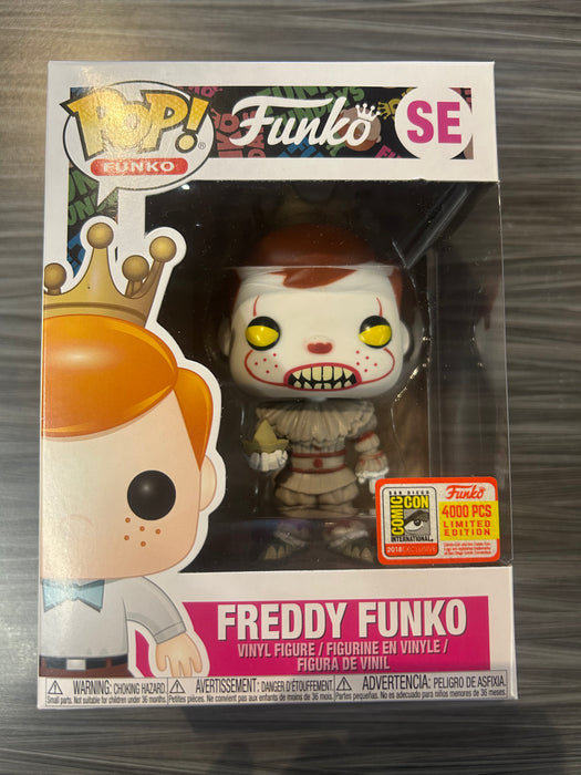 Funko POP! Freddy Funko as Pennywise (2018 SDCC)(4000 PCS)(Damaged Box) #SE