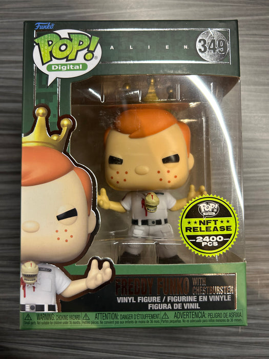 Funko POP! Digital: Alien - Freddy Funko [With Chestburster](NFT Release 2400PCS)(Damaged Box) #349