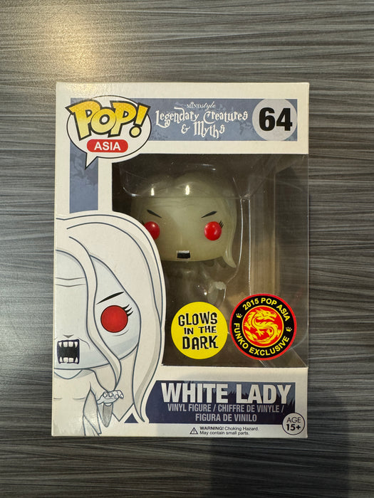 Funko POP! Asia: Legendary Creatures & Myths - White Lady (GiTD)(2015 POP ASISA)(Damaged Box)[A] #64