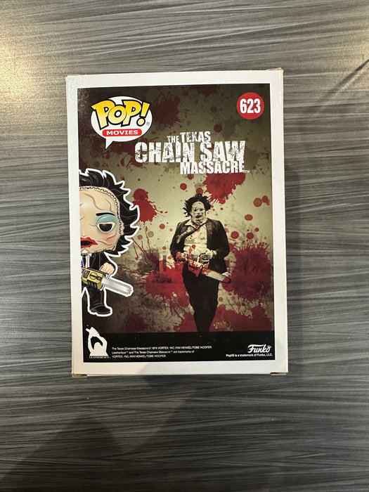 Funko POP! Movies: The Texas Chainsaw Massacre - Leatherface [Pretty Woman Mask](Hot Topic)(CHASE)(Damaged Box) #623