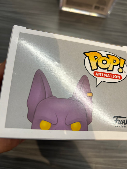 Funko POP! Animation: Dragon Ball Z - Beerus (Flocked)(Funimation)(Damaged Box) [A] #514