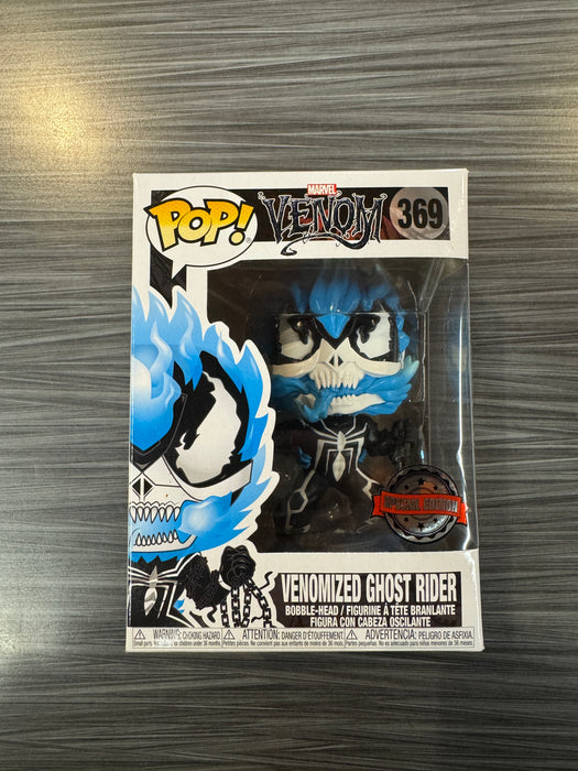 Funko POP! Marvel Venom: Venomized Ghost Rider [Blue](Special Edition)(Damaged Box)[A]  #369