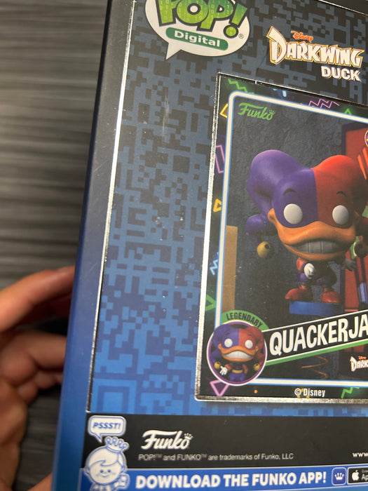 Funko POP! Digital: Disney Darkwing Duck - Quackerjack (NFT Release 2100 Pcs)(Damaged Box) #315