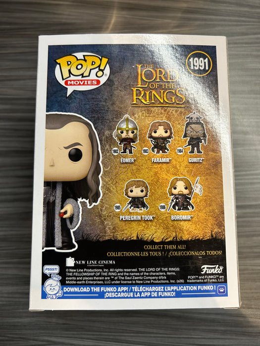Funko POP! Movies: Lord of The Rings - Denethor (Funko Sticker/Funko)(9500 Pcs)(Damaged Box)[A] #1991