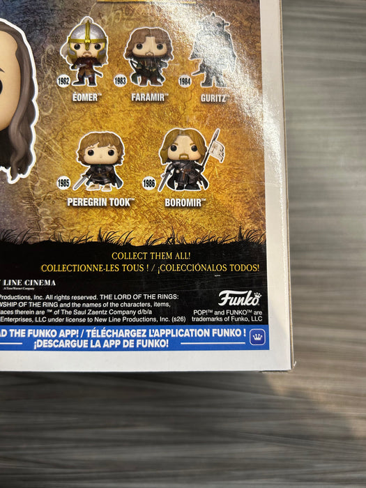 Funko POP! Movies: Lord of The Rings - Denethor (Funko Sticker/Funko)(9500 Pcs)(Damaged Box)[A] #1991