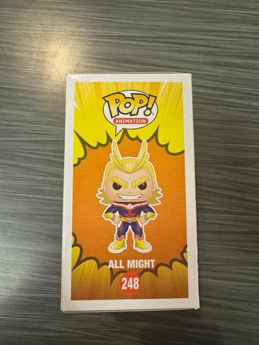 Funko POP! Animation: My Hero Academia - All Might (GiTD)(2017 Funimation)[2019 Release](Damaged Box)[B] #248