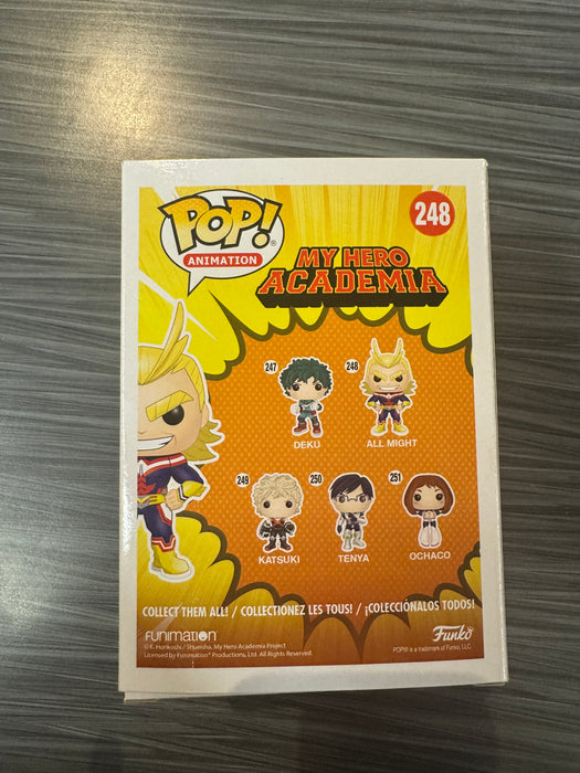 Funko POP! Animation: My Hero Academia - All Might (GiTD)(2017 Funimation)[2019 Release](Damaged Box)[B] #248