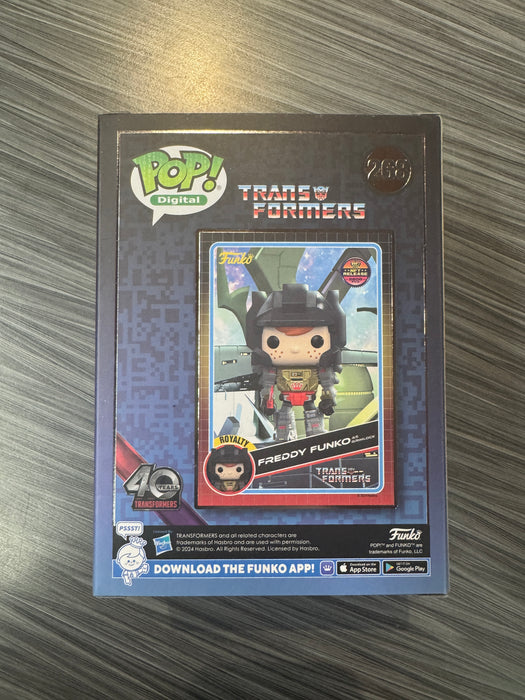 Funko POP! Digital: Transformers - Freddy Funko as Grimlock (NFT Release 2600 PCS)(Damaged Box) #268