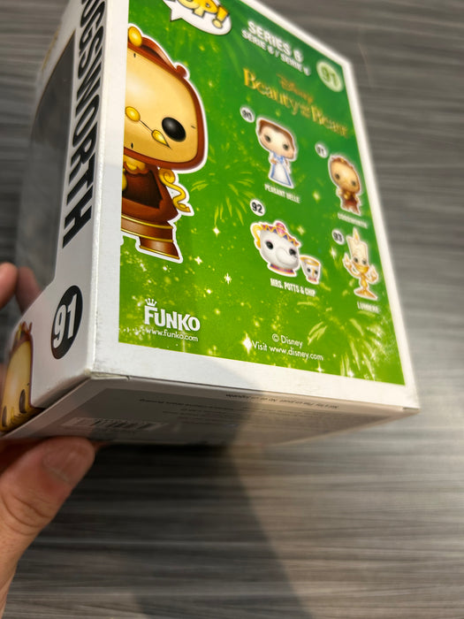 Funko POP! Disney: Cogsworth (Damaged Box*) #91