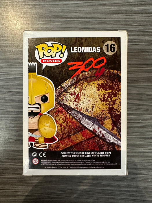 Funko POP! Movies: 300 - Leonidas [Matte Helmet/2012 Release] (Damaged Box) #16