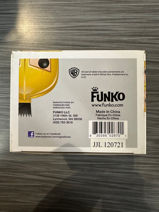 Funko POP! Movies: 300 - Leonidas [Matte Helmet/2012 Release] (Damaged Box) #16