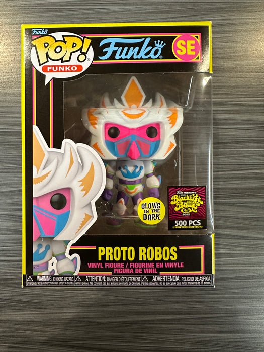 Funko POP! Funko: Proto Robos (GiTD)(2022 Blacklight Battle)(500 PCS)(Damaged Box) #SE