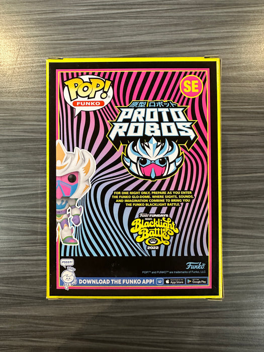 Funko POP! Funko: Proto Robos (GiTD)(2022 Blacklight Battle)(500 PCS)(Damaged Box) #SE