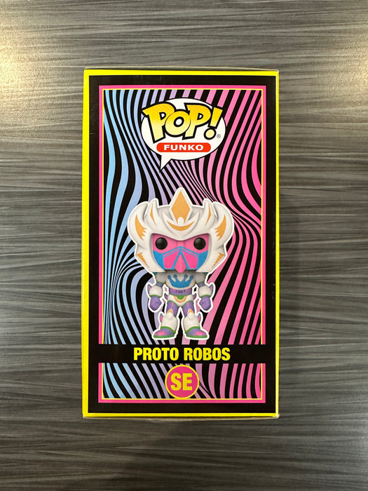 Funko POP! Funko: Proto Robos (GiTD)(2022 Blacklight Battle)(500 PCS)(Damaged Box) #SE