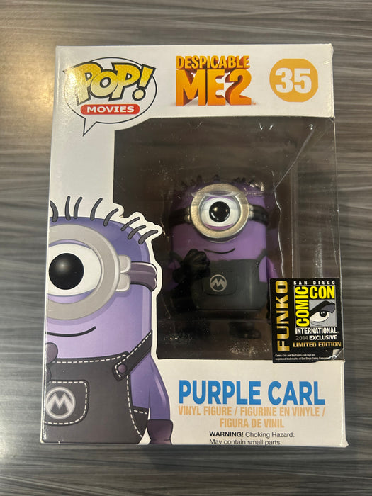 Funko POP! Movies: Despicable Me 2 - Purple Carl (2014 SDCC)(Damaged Box*) #35