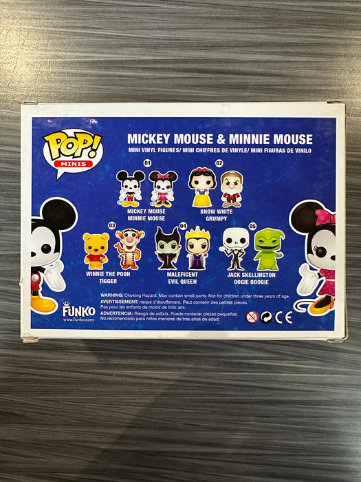 Funko POP! Minis: Disney - Mickey Mouse & Minnie Mouse (Damaged Box) #01