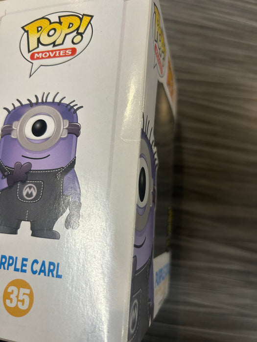Funko POP! Movies: Despicable Me 2 - Purple Carl (2014 SDCC)(Damaged Box*) #35