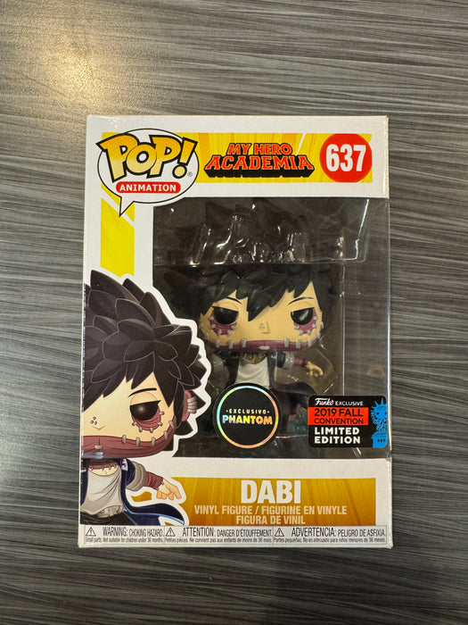 Funko POP! Animation: My Hero Academia - Dabi (2019 Fall Convention)(Phantom Exclusive)(Damaged Box) #637
