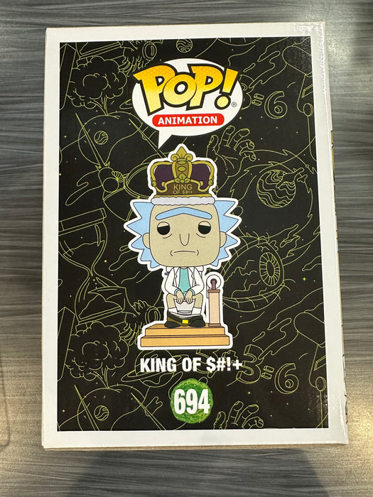 Funko POP! Animation: Rick And Morty - King of S#!+ [With Sound][6 Inch] (Damaged Box) [A] #694