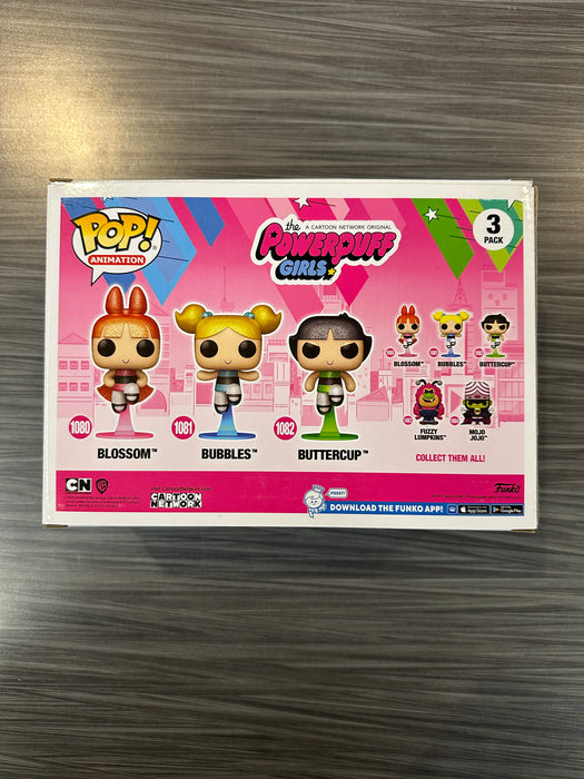 Funko POP! Animation: The Powerpuff Girls - Blossom/Bubbles/Buttercup (Diamond)(2023 SDCC)(1000PCS)(Damaged Box)[3 PACK]