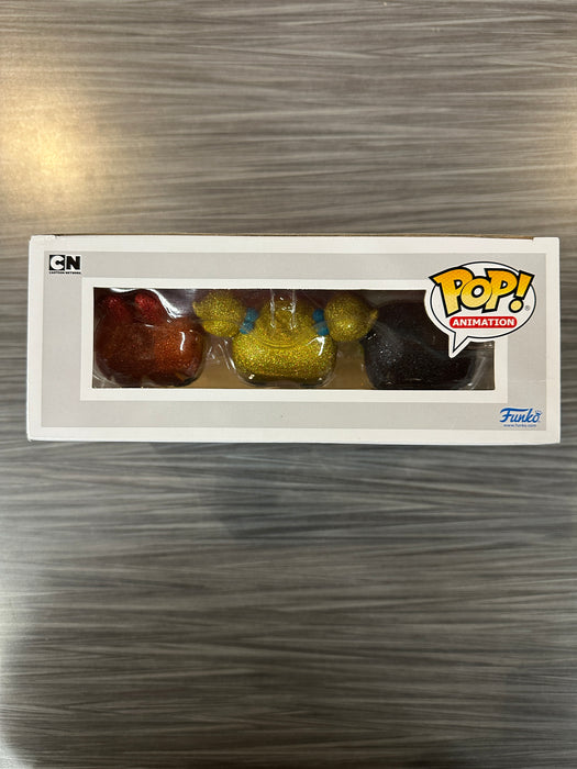 Funko POP! Animation: The Powerpuff Girls - Blossom/Bubbles/Buttercup (Diamond)(2023 SDCC)(1000PCS)(Damaged Box)[3 PACK]