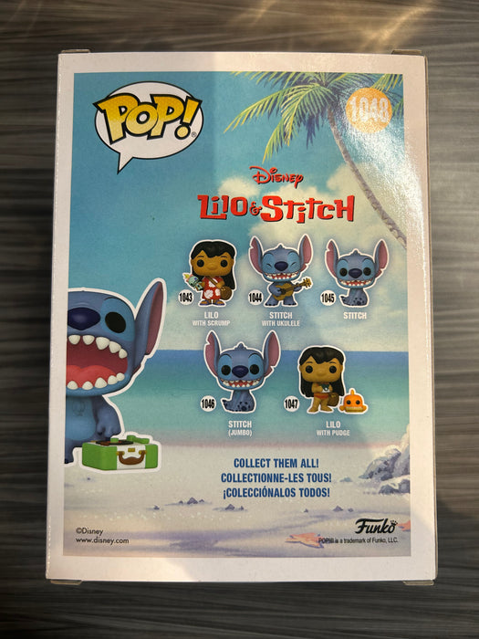 Funko POP! Lilo & Stitch - Stitch [with record player](CHASE)(Funko)(Damaged Box)[C] #1048
