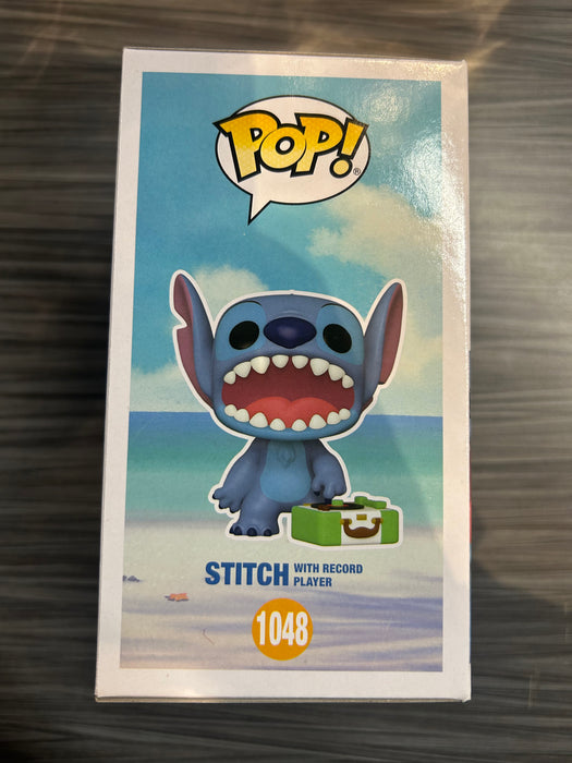 Funko POP! Lilo & Stitch - Stitch [with record player](CHASE)(Funko)(Damaged Box)[C] #1048