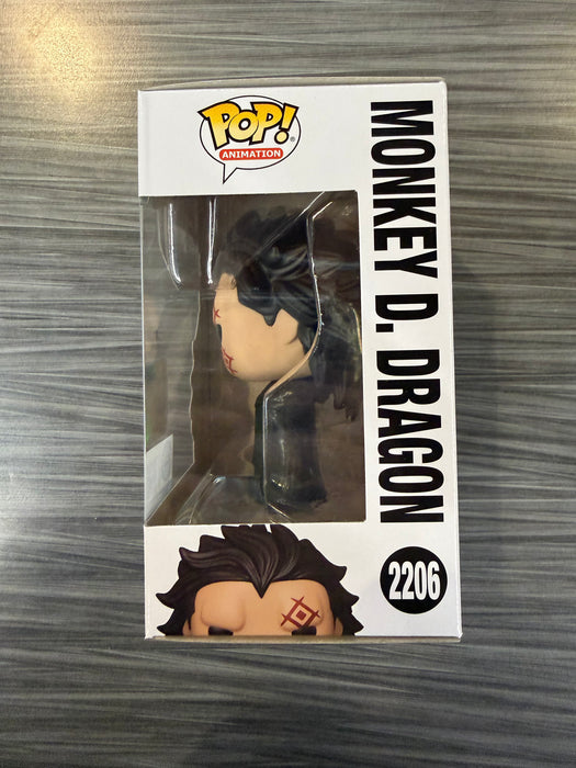 Funko POP! Animation: One Piece - Monkey. D. Dragon (Funko Sticker/Chronotoys Exclusive)(CHASE)(Damaged Box) #2206
