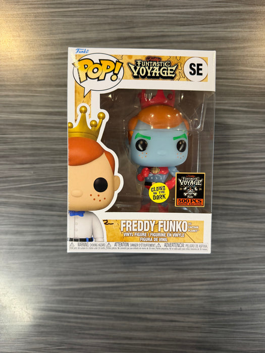Funko POP! Funtastic Voyage: Freddy Funko as Captain Planet (GiTD)(Show Edition 500 PCS)(Damaged Box) #SE