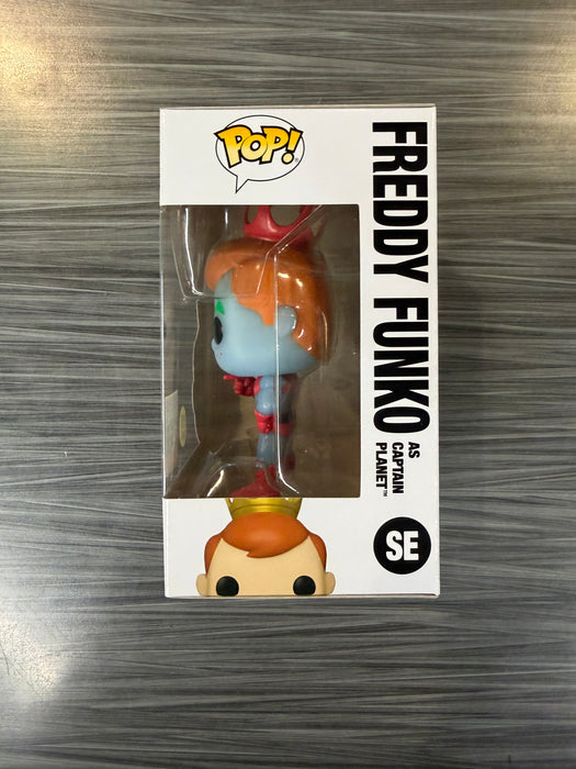 Funko POP! Funtastic Voyage: Freddy Funko as Captain Planet (GiTD)(Show Edition 500 PCS)(Damaged Box) #SE