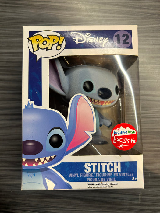 Funko POP! Disney: Stitch (Flocked)(Fugitive Toys)(Damaged Box*) #12