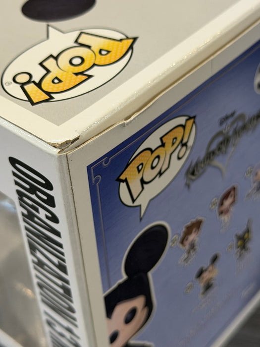 Funko POP! Kingdom Hearts: Organization 13 Mickey (BoxLunch)(Glow CHASE)(Damaged Box*) #334