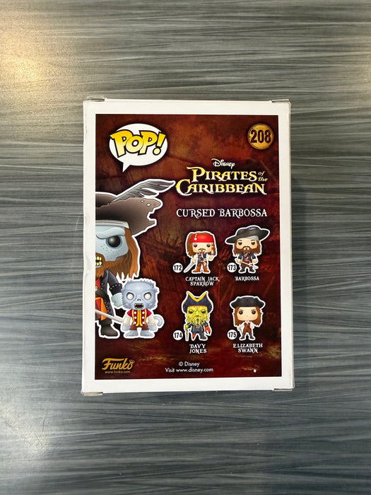 Funko POP! Pirates of The Caribbean - Cursed Barbossa (2016 SDCC)(Damaged Box) #208