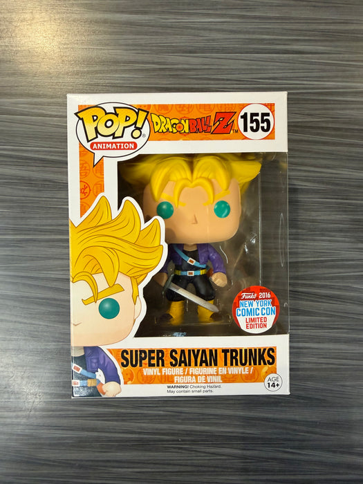 Funko POP! Animation: Dragon Ball Z - Super Saiyan Trunks (2016 NYCC)(Damaged Box*) #155