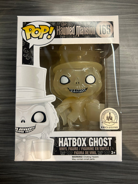 Funko POP! Disney: The Haunted Mansion - Hatbox Ghost (Disney Parks)(Damaged Box) #165