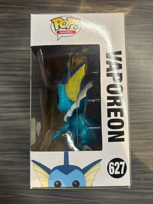 Funko POP! Games: Pokemon - Vaporeon (Diamond)(2021 Spring Convention)(Damaged Box) #627