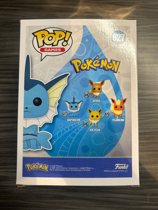 Funko POP! Games: Pokemon - Vaporeon (Diamond)(2021 Spring Convention)(Damaged Box) #627