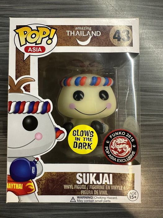 Funko POP! ASIA: Amazing Thailand - Sukjai (GiTD)(Funko Pop Asia 2016)(Damaged Box) #43