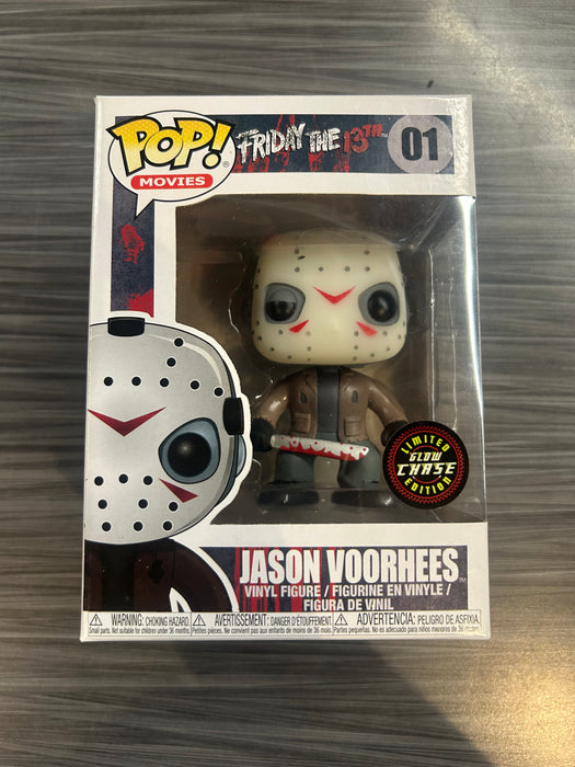 Funko POP! Movies: Friday The 13th - Jason Voorhees [Blue Glow](CHASE)(Damaged Box) #01