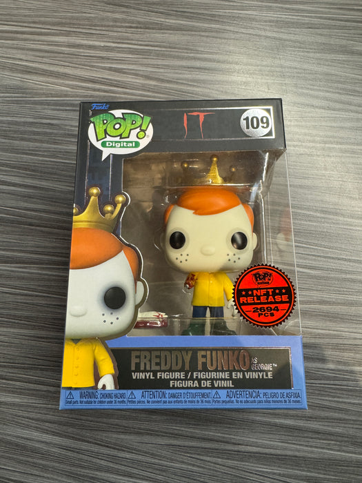Funko POP! Digital: IT - Freddy Funko As Georgie (NFT Release)(2694 PCS)(Damaged Box) [A] #109