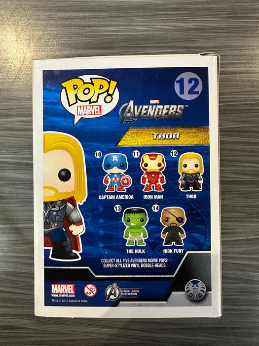 Funko POP! Marvel: Avengers - Thor (Large Font)(Damaged Box) #12