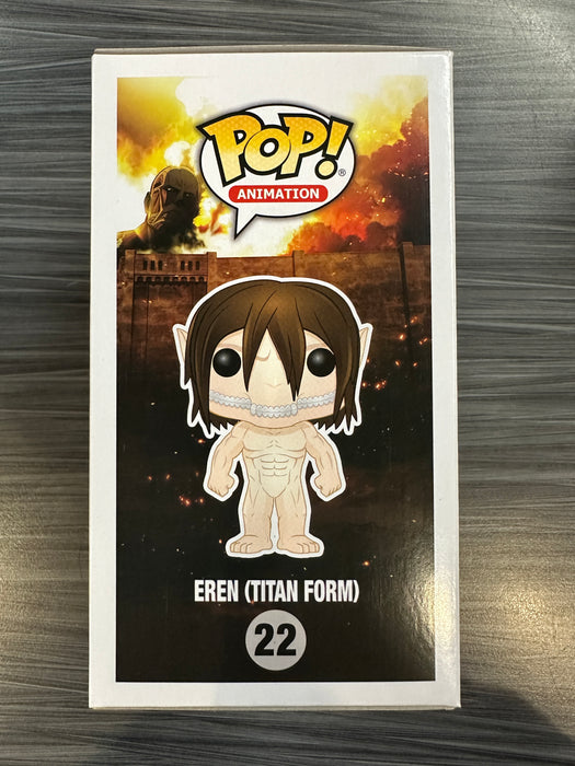 Funko POP! Animation: Attack On Titan - Eren [Titan Form][3 Languages] (Hot Topic)(Signed/Bryce Papenbrook/JSA) #22