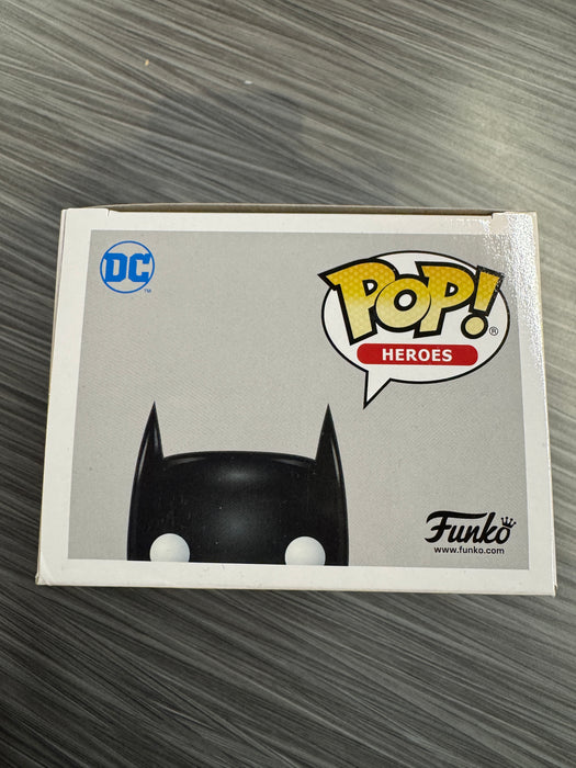 Funko POP! Heroes: DC Super Heroes - Batman [Green] Chrome (2018 ECCC /1500 PCS)(Damaged Box) #144
