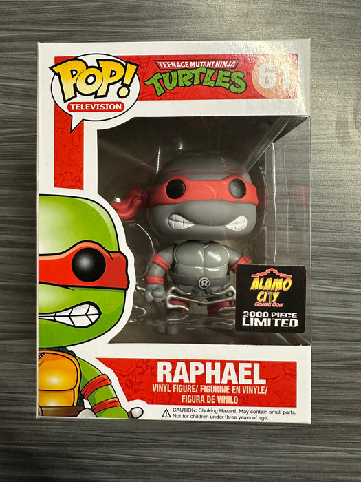 Funko POP! Television: Teenage Mutant Ninja Turtles - Raphael (Alamo City 2000 PCS)(Damaged Box) #61