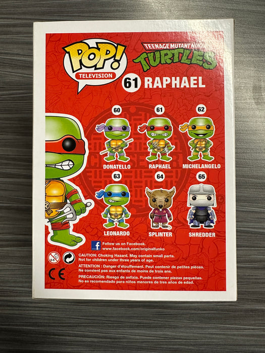 Funko POP! Television: Teenage Mutant Ninja Turtles - Raphael (Alamo City 2000 PCS)(Damaged Box) #61